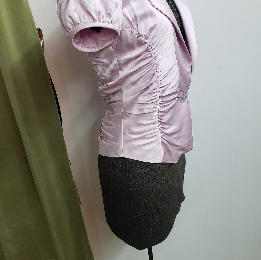 Luca Luca Ruched Short Sleeve Jacket - Picture 9 of 12